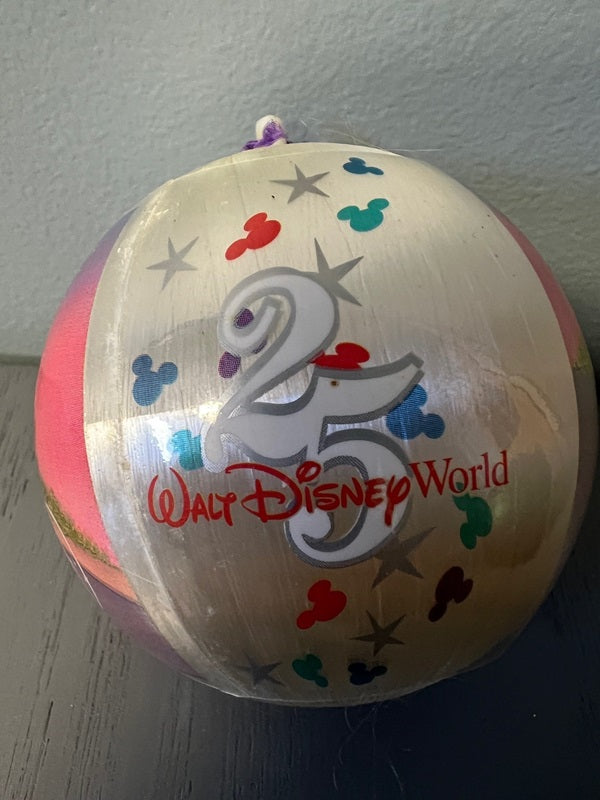 Disney Vintage Christmas Bulb Ornaments Lot of 3