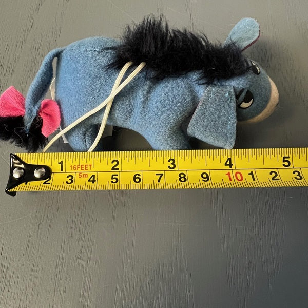 Disney Winnie The Pooh Eeyore Plush Stuffed Hanging Ornament