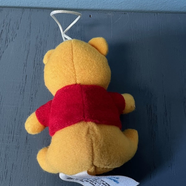 Vintage Disney Winnie the Pooh Plush Hanging Ornament – 3.5 Inch