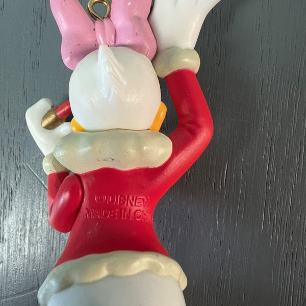 Vintage Disney Donald & Daisy Duck Hanging Christmas Ornaments – Lot of 3