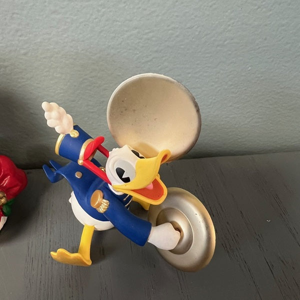Vintage Disney Donald & Daisy Duck Hanging Christmas Ornaments – Lot of 3