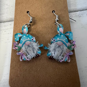 Easter Gnome Earring Set 3 Pair Pastel Boutique Style Gift Set
