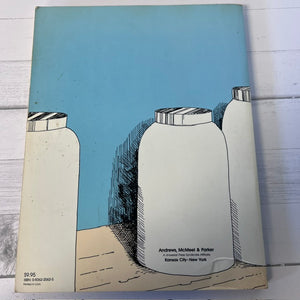 Book cover with illustration of milk bottles on a blue background