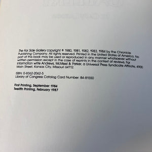Copyright and printing information text on a white background