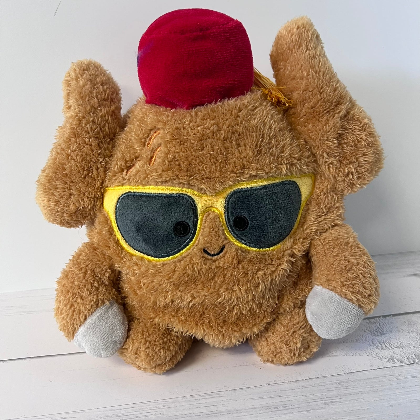 Friends Thanksgiving Turkey BumBumz Plush Phoebe Monica Fez Sunglasses 7.5 Russ