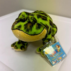 Ganz Webkinz Bull Frog Plush Stuff Animal Sealed Code