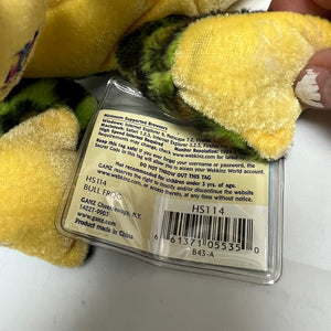 Ganz Webkinz Bull Frog Plush Stuff Animal Sealed Code
