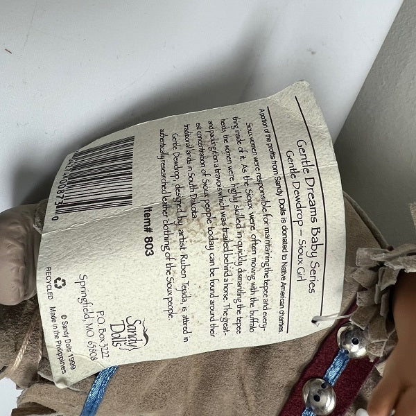 Gentle Dreams Baby Series Gentle Dewdrop Sioux Girl Chumani Sandy Dolls