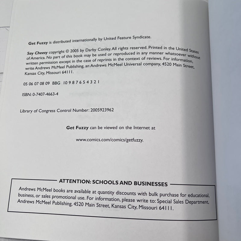 Back cover of a book with copyright information and contact details.