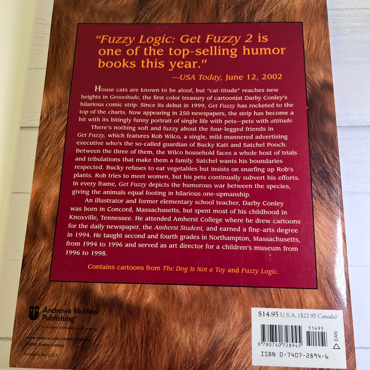Get Fuzzy Groovitude Darby Conley Paperback 2002