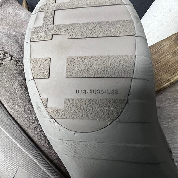 Women's FitFlop Mukluk Shorty Suede Shearling Booties Taupe Size 5 US