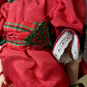 Robin Woods Vintage Doll Holly Noel Vinyl Christmas Doll 14in 1987