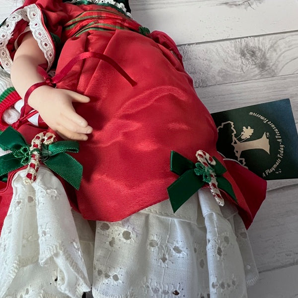 Robin Woods Vintage Doll Holly Noel Vinyl Christmas Doll 14in 1987