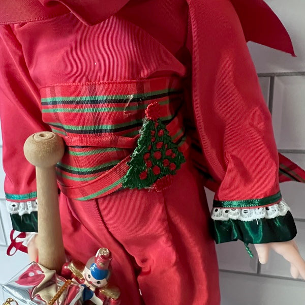 Robin Woods Vinyl Doll Nicholas Christmas Doll 14in 1987 Signed