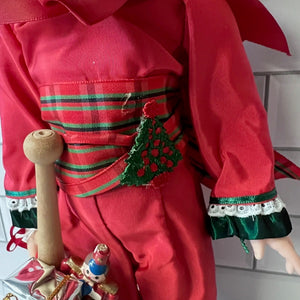 Robin Woods Vinyl Doll Nicholas Christmas Doll 14in 1987 Signed