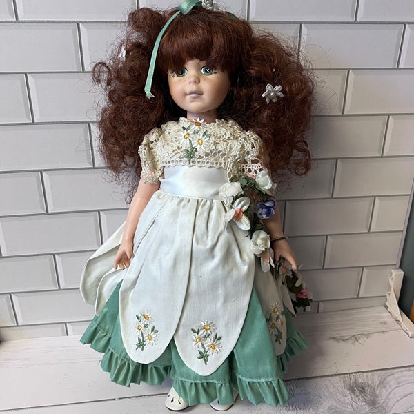 Robin Woods Daisy Doll 1988 Vinyl 14in Red Hair Collectible Doll
