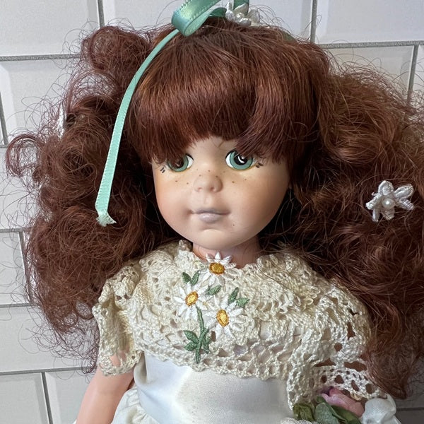 Robin Woods Daisy Doll 1988 Vinyl 14in Red Hair Collectible Doll