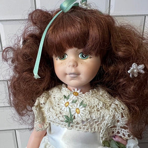 Robin Woods Daisy Doll 1988 Vinyl 14in Red Hair Collectible Doll