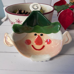 Elf Candy Dish Trinket Dish Boston Warehouse Ceramic Dish