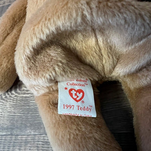 TY Beanie Baby 1997 Holiday Teddy the Bear Style 4200