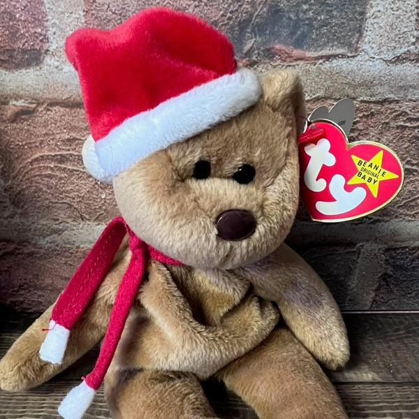Ty Beanie Baby 1997 Holiday Teddy Bear Style 4200 Christmas