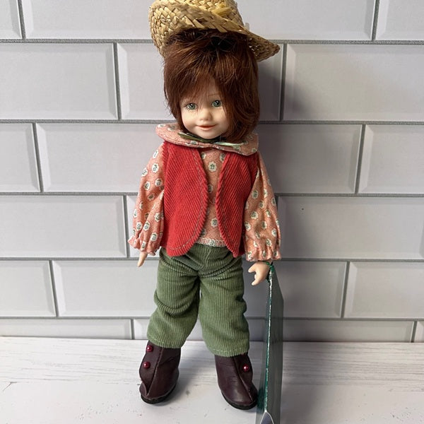 Robin Woods Peter Pumpkin Eater 8in Vinyl Doll Vintage Collectible Doll