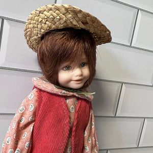 Robin Woods Peter Pumpkin Eater 8in Vinyl Doll Vintage Collectible Doll