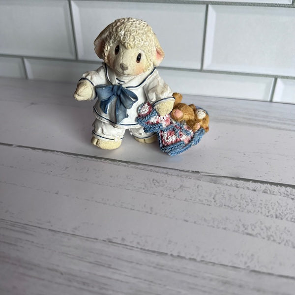 Enesco Baby's First Steps Lamb Figurine 1996