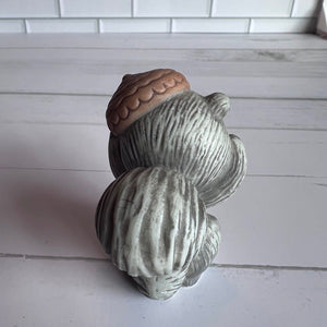 Avon Best Buddies Squirrel Porcelain Figurine 2.5 in back view