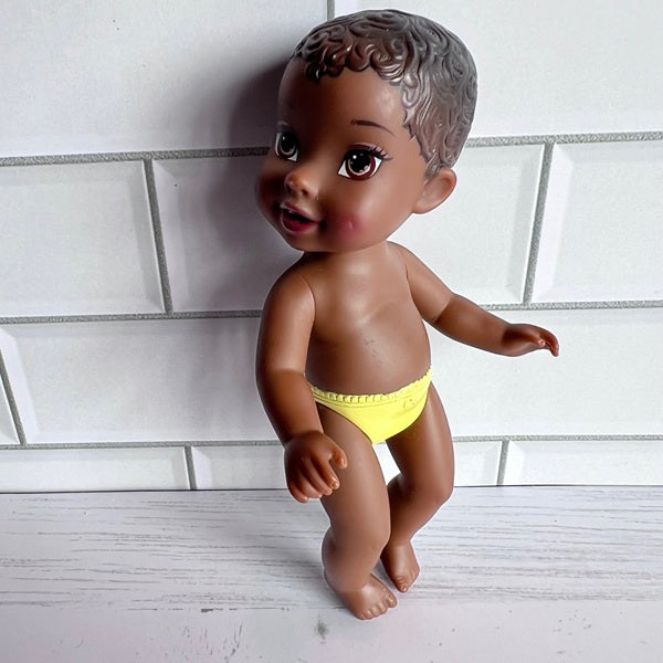 Disney Princess Tiana Baby Doll Plastic 6in Posable Doll