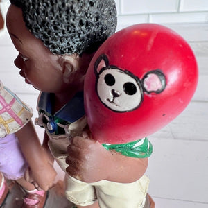 Treasures of the Heart African American Boy and Girl Figurine