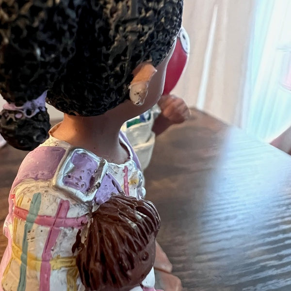 Treasures of the Heart African American Boy and Girl Figurine