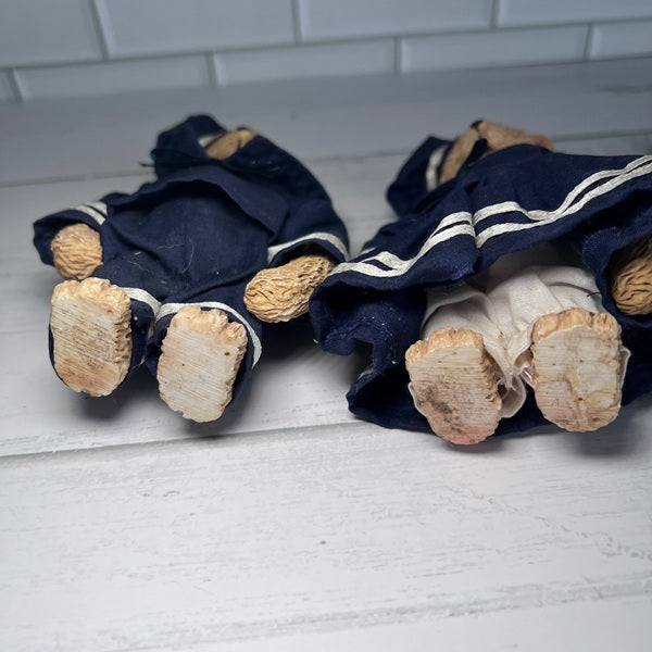Boyd's Bears Resin Bailey and Yardley Sailor Bears Bearstone Collection 5in