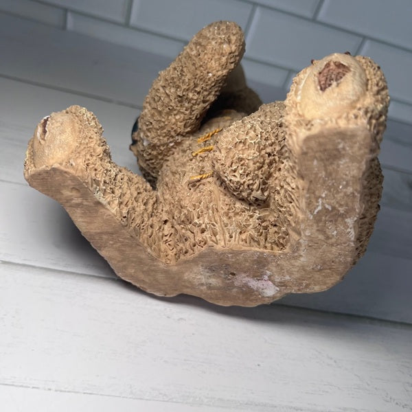 Vintage Collectible Resin Bear Figurine 6in Brown  Bear 