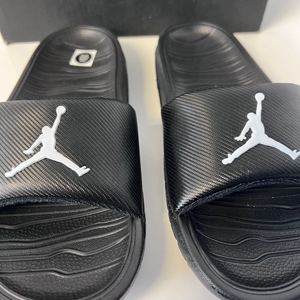 Jordan Break Slide US 4 Youth Black and White Nike