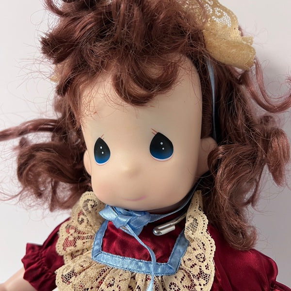 Applause Precious Moments Becca Doll with Stand 1994 Red Hair