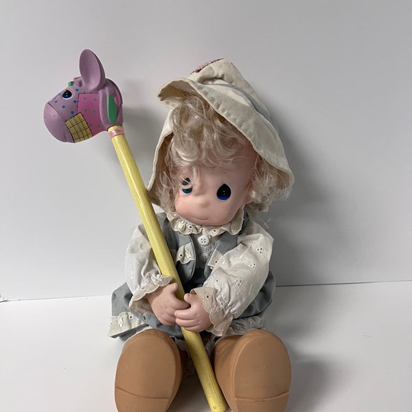 Precious Moments Vinyl Doll 16in Jackie Ann Cowgirl 1993 Doll