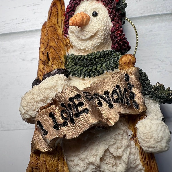 Boyds Bears & Friends Olaf Let It Snow Resin Snowman Ornament 