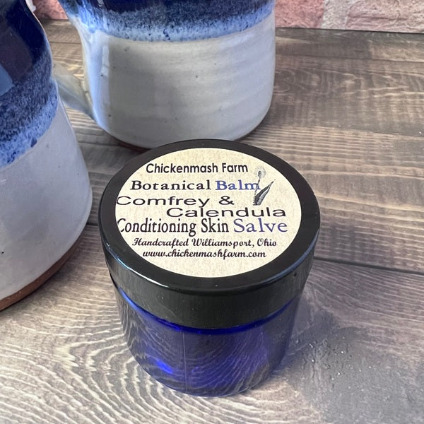 Botanical Balm |  Solar Infused Organic Comfrey & Calendula Salve 2oz