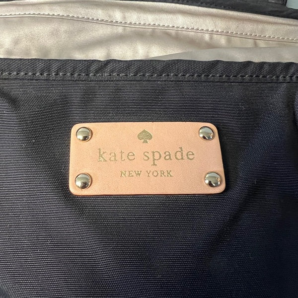 Kate Spade Black White Bon Shopper