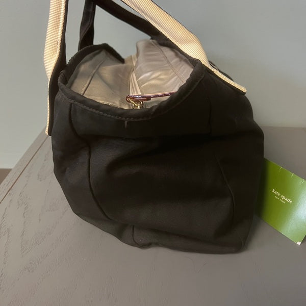 Kate Spade Black White Bon Shopper