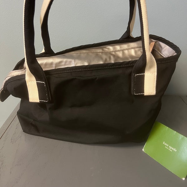 Kate Spade Black White Bon Shopper
