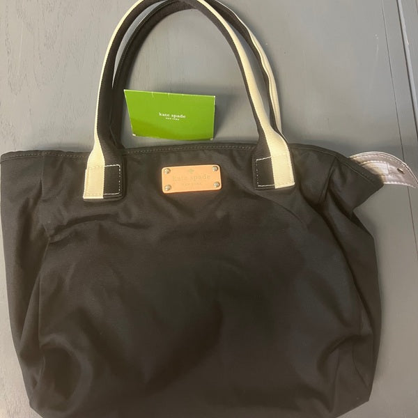 Kate Spade Black White Bon Shopper