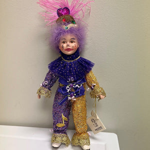 Kingstate the Doll Collector Rondele Clown Robin Woods 14 inch