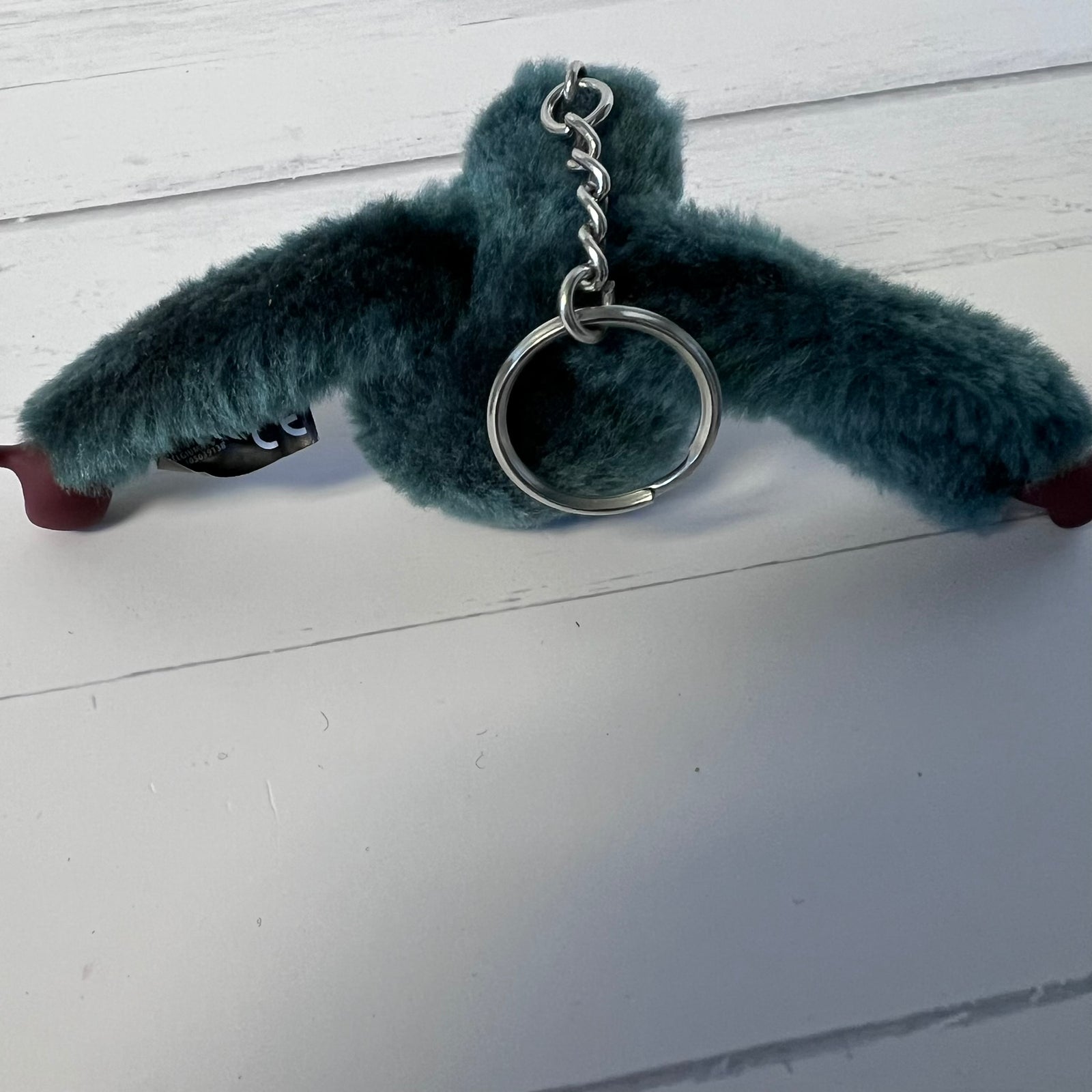 Kipling ELIN Monkey Keychain Plush Bag Charm Forest Green Gorilla Cambodia