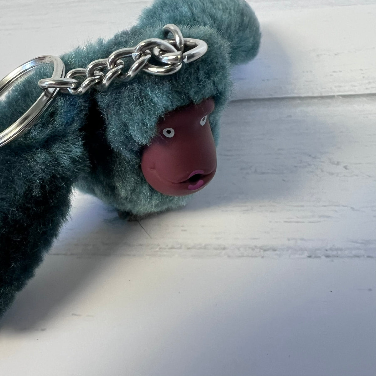 Kipling ELIN Monkey Keychain Plush Bag Charm Forest Green Gorilla Cambodia