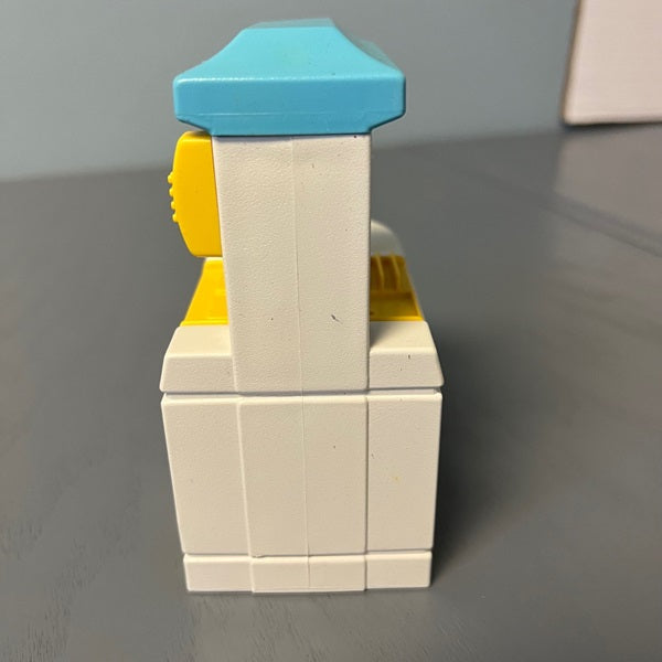 Little Tikes Vintage Dollhouse Kitchen Island Blue Yellow