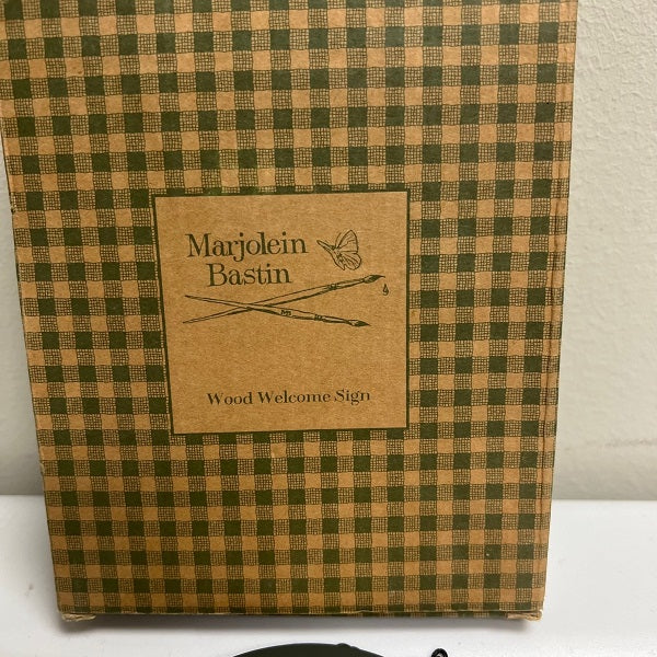 Marjolein Bastin Four Season Welcome Sign Wood Two Sided 1999