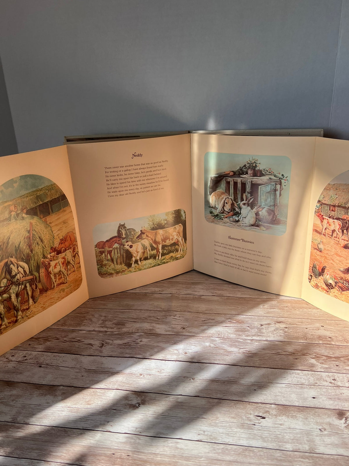 Nister We Visit the Farm Pop-Up Book 1989 Hardcover Farm Animals ISBN 039921724X