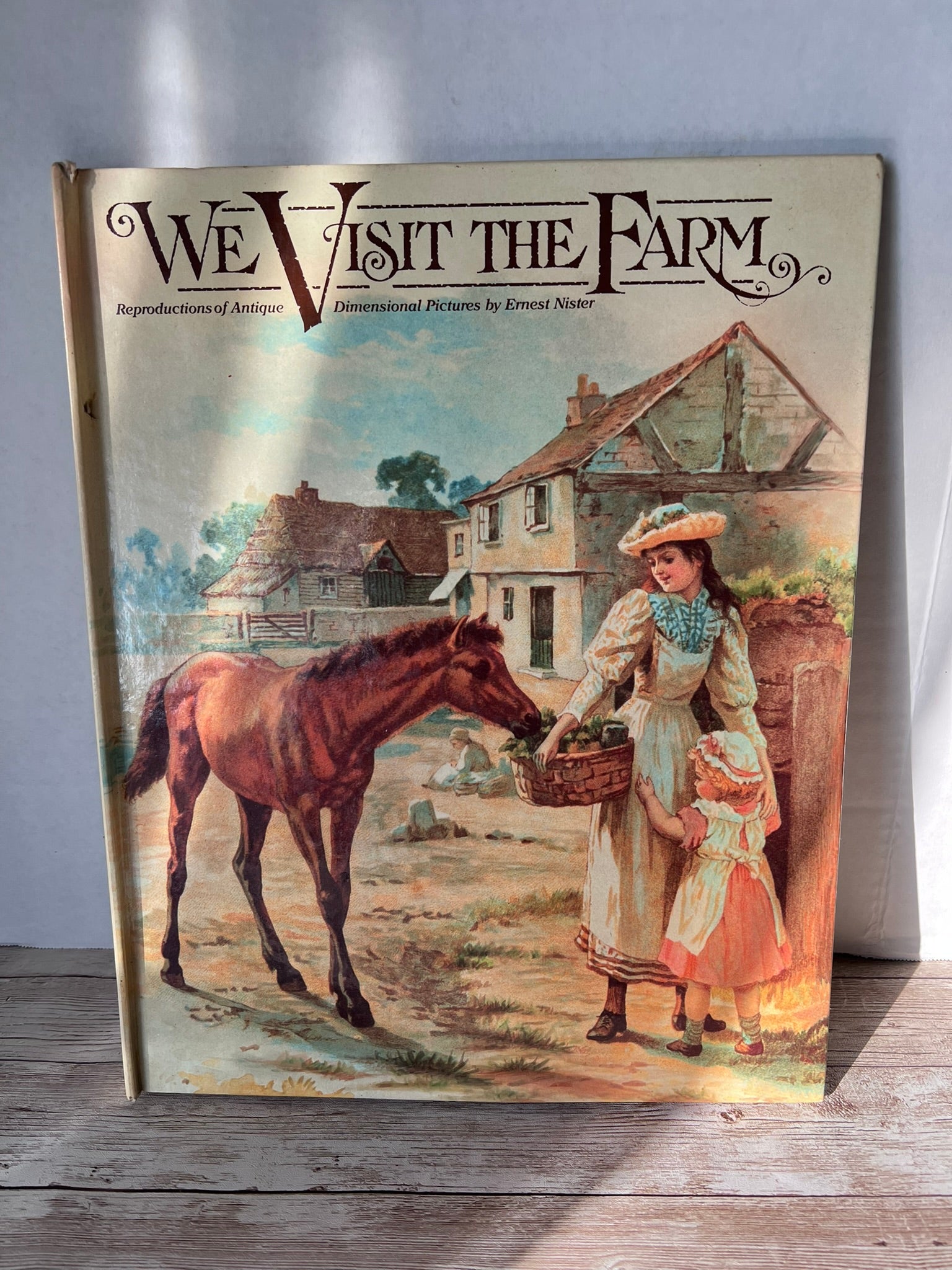 Nister We Visit the Farm Pop-Up Book 1989 Hardcover Farm Animals ISBN 039921724X